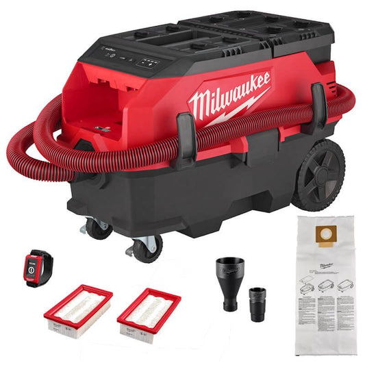 Milwaukee M18ONEF2VC34M-0 M18 FUEL 34L Dual Battery PackOut M-Class Dust Extractor with VacLink