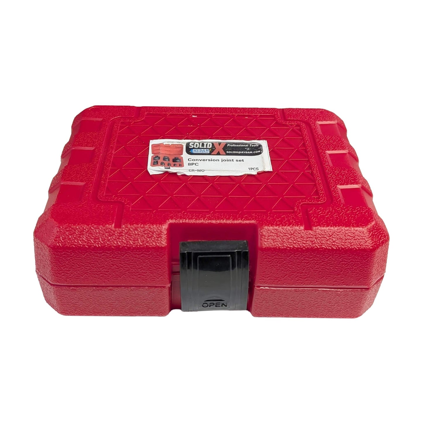 SOLID 8-Piece CR-MO Universal Joint and Impact Socket Adapter Set - SOLID-X-ADAP-8PC