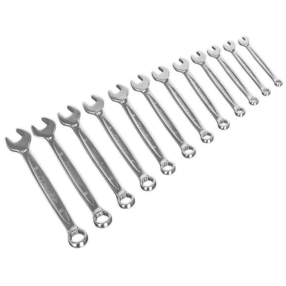 Sealey 
Premier Lock-On™ Combination Spanner Set 12pc