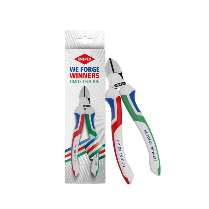 KNIPEX 70 02 160 S8 “We Forge Winners” Limited Edition Side Cutting Pliers Comfort Handles 160mm