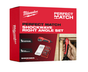 Milwaukee 4932492656 Perfect Match Shockwave Right Angle Set
