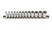 Laser 7590 1/4" Drive Bi-Hex Standard Socket Set - 13 Piece