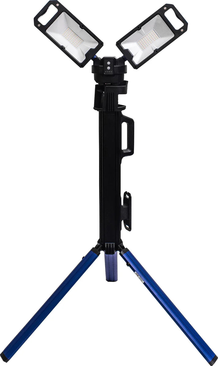 Powerhand SIN-100.2195 5000 Lumen Rechargeable Tripod Flood Light Black Friday Bundle