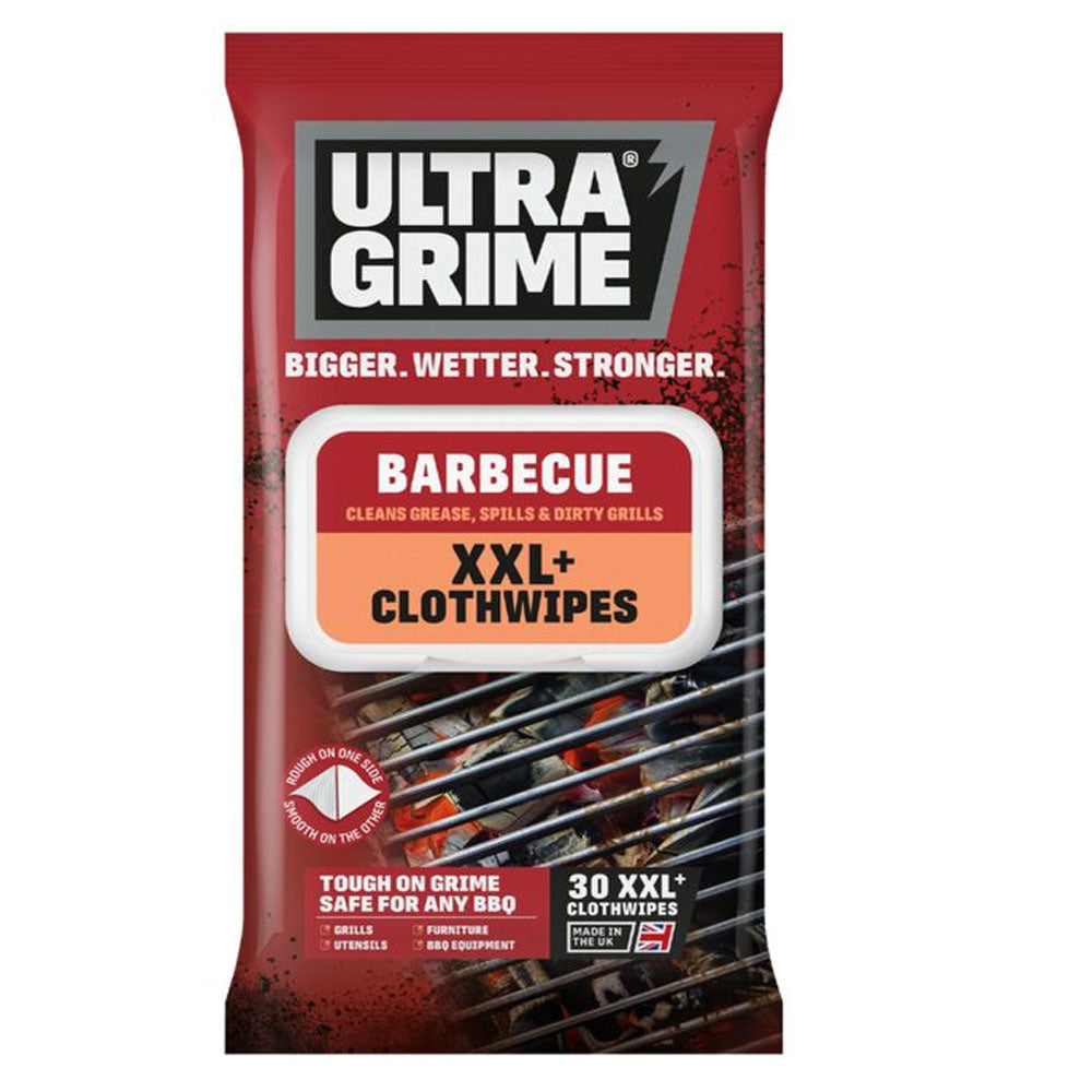Ultragrime 5450-CD Life Barbecue Cloth Wipes 30 Pack XXL