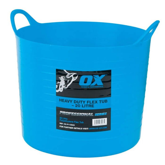 Ox Tools OX-P110620 Pro Heavy Duty Flexi Tub - 20L