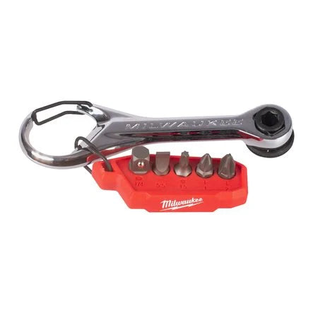Milwaukee 7-in-1 Multi-Bit Mini Ratchet - 4932498792