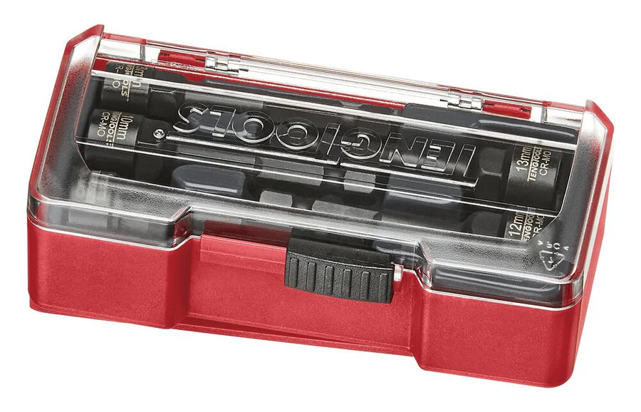 Teng 1/4″ Hex bolt and nut extractor set Cr-Mo 8-13 mm 5 pieces