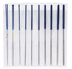 Laser 8645 Micro Round Diamond Coated File Set 12pc