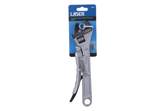 Laser 8975 Locking Adjustable Wrench - 250mm