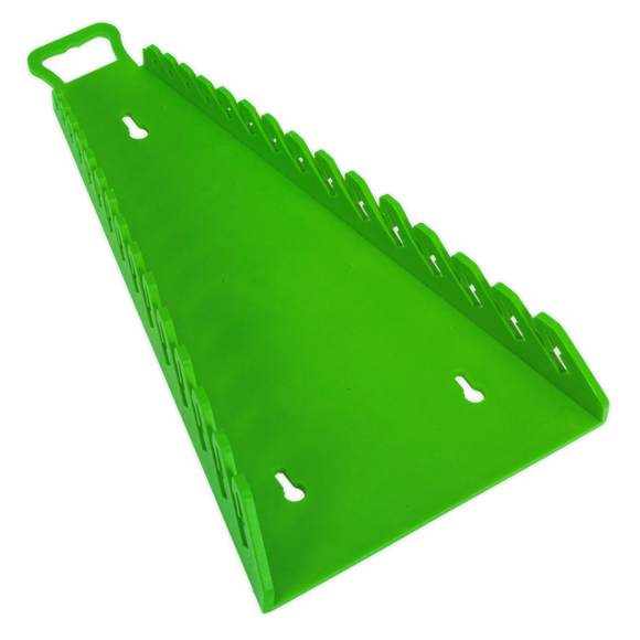 Sealey 
Premier Reverse Spanner Rack Capacity 15 Spanners - Hi-Vis Green