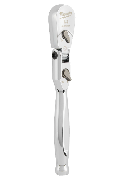 Milwaukee 4932479648 1/4" Drive Flex Head Ratchet
