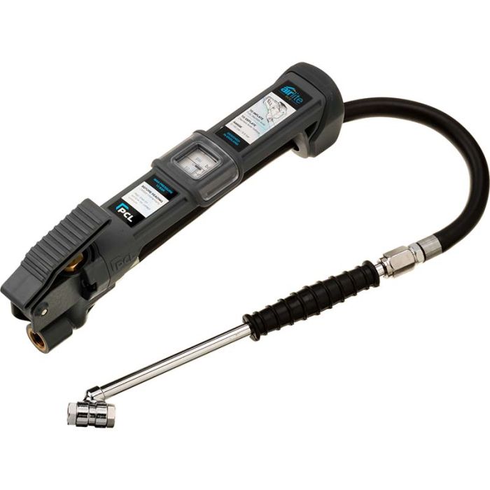 PCL LAG1H03 Airlite Eco Tyre Inflator Twin Hold On Connector - 0.4m Hose