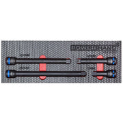 Powerhand KI-E12-S1 1/2" Drive Impact Extension Set In EVA Foam - 4 Piece