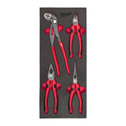 Milwaukee 4932493631 Plier Set In Foam - 4 Piece