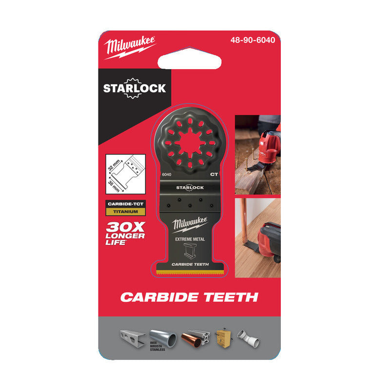 Milwaukee 48906040 Multi Tool Blade Starlock - Extreme Metal 35mm