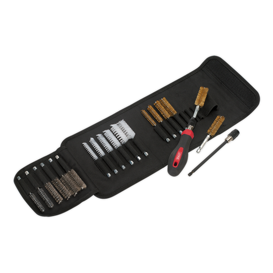 Sealey VS1800 Cleaning & Decarbonising Brush Set - 20 Piece