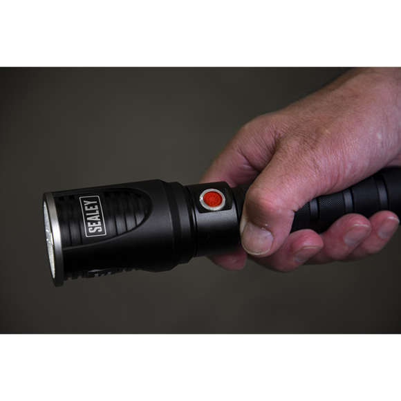 Sealey 
Rechargeable Aluminium Torch with Adjustable Focus 60W COB LED