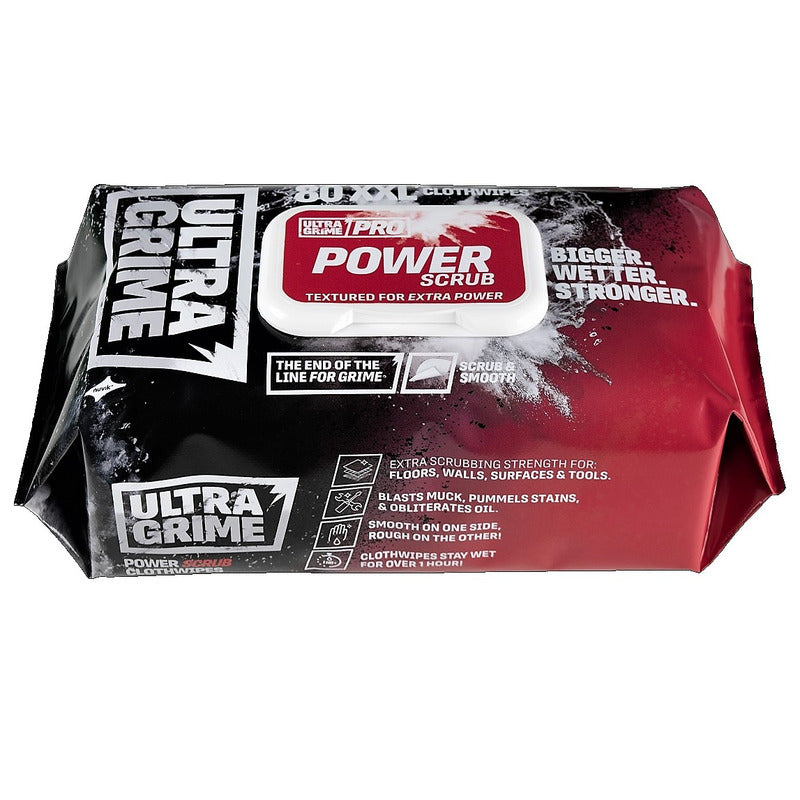 Uniwipe 5920 UltraGrime Pro Power Scrub Wipes - 80 Pack
