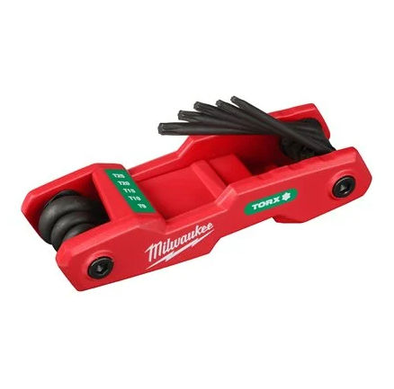 Milwaukee 4932480979 Folding Torx Key Set - 8 Piece