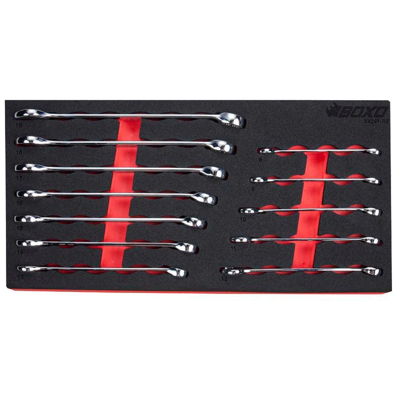 BOXO 12Pc Combination Spanner Set (8mm to 19mm)