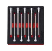 Boxo BX320-R2 3/8" Hex Long Bit Socket Set H4-H12 9pc