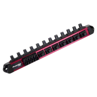Sealey AK27097 Premier Socket & Bit Retaining Rail 3/8"Sq Drive 285mm