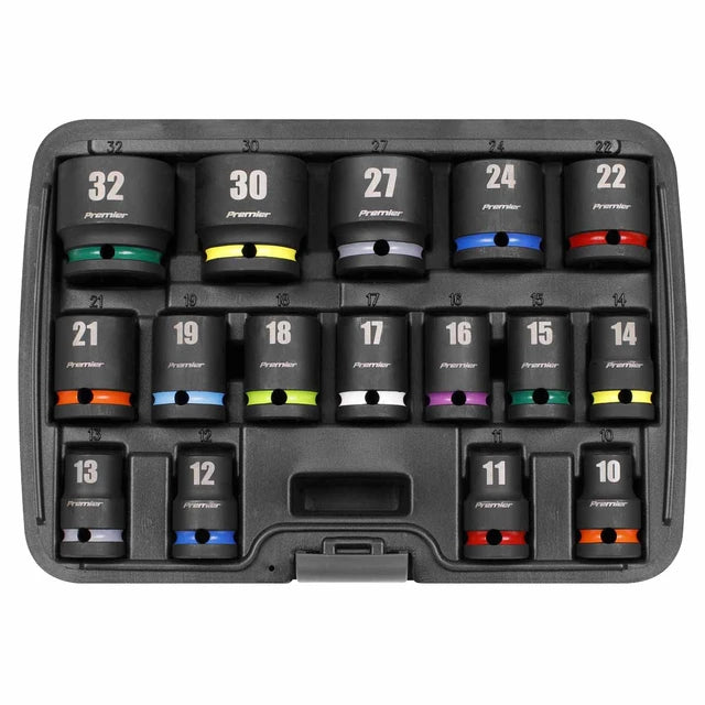Sealey AK5625M Impact Socket Set 16pc 1/2Sq Drive