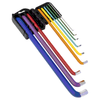 Sealey AK71740 Premier Extra-Long Stubby Element Hex Key Set 9pc