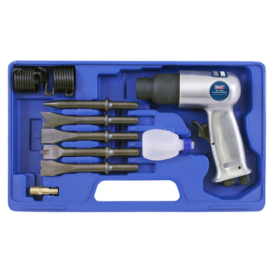 Sealey SA12/S Air Hammer With Chisels - Medium Stroke