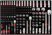 Boxo 171 Pc 1/4" 3/8" & 1/2" Master Socket Set in EVA Foam