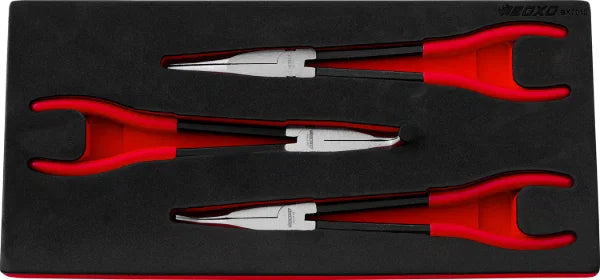 Boxo 3Pc 11" Long Nose Pliers Set