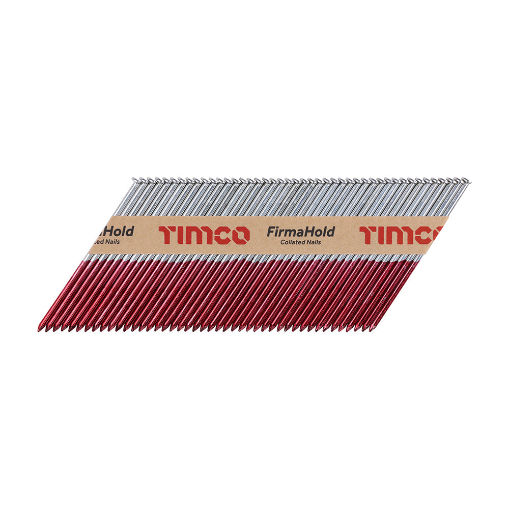 Timco CPLT90P FirmaHold Collated Clipped Head Nails - Trade Pack - Part Ring Shank - FirmaGalv +