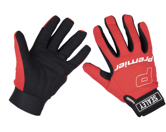 Sealey Mechanic's Gloves Anti-Collision - Large Pair