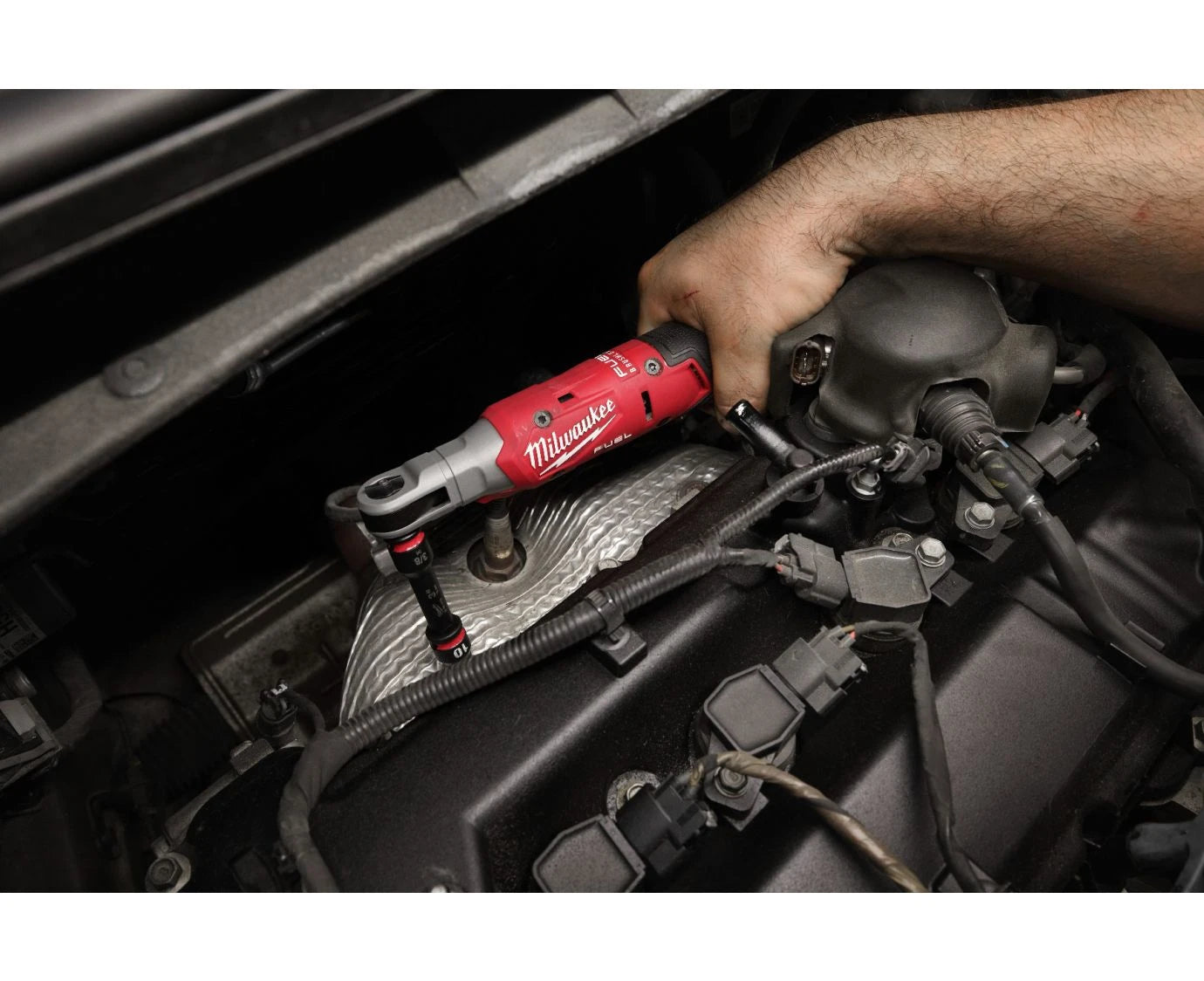 Milwaukee M12 FUEL 3/8" Cordless Ratchet 12V Brushless — Body Only