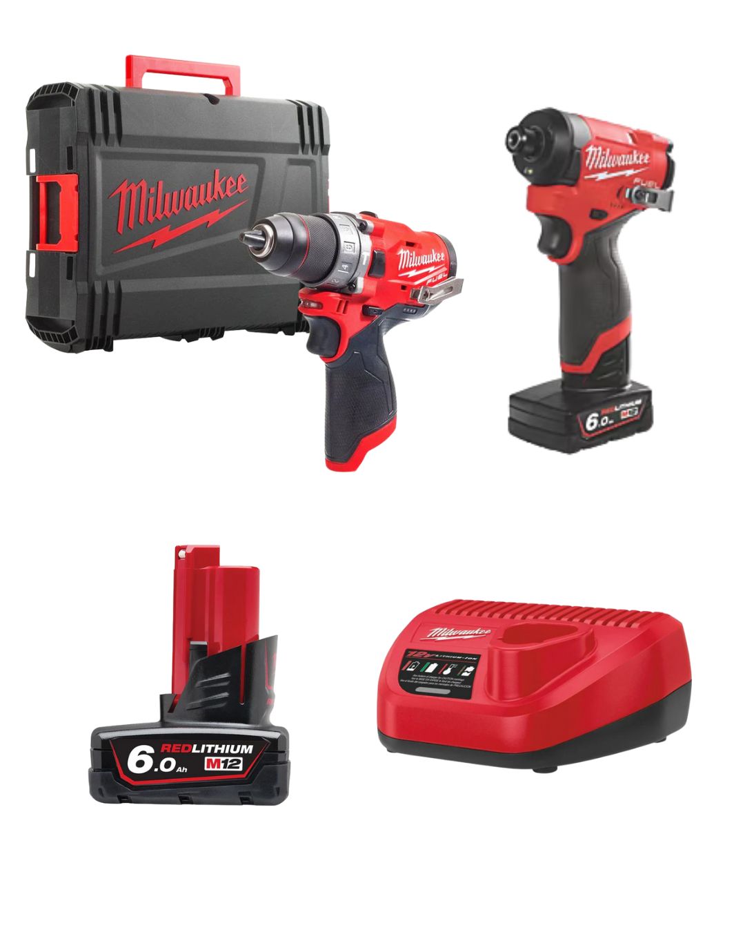 Milwaukee M12 Powerpack Kit - M12FPP2A2