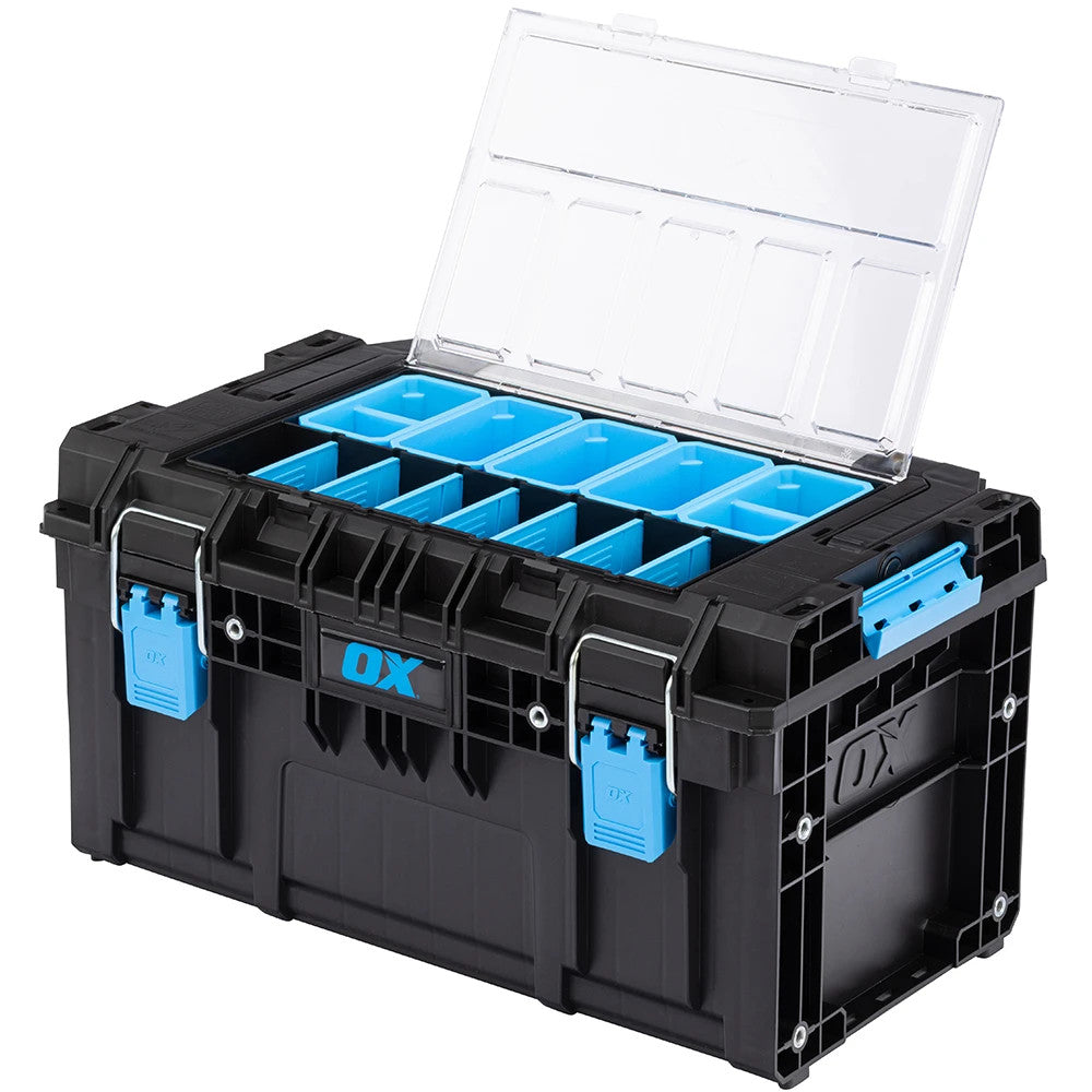 Ox Tools OX-P602001 Pro Tool Box With Organiser Top