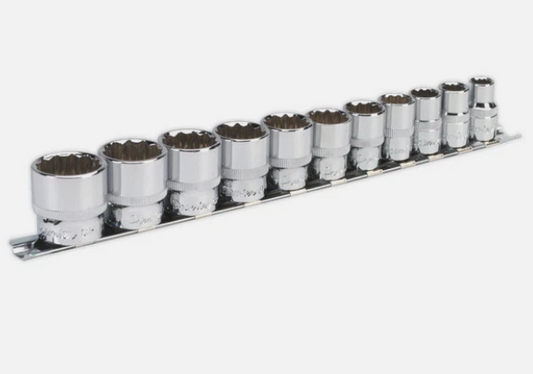 Premier Imperial Socket Set 3/8"Sq Drive 12-point 11pc
