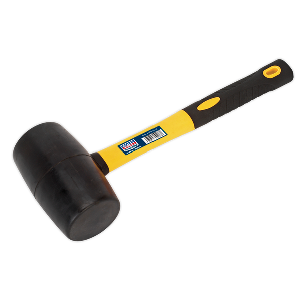 Sealey RMB200 Fibreglass Shaft Rubber Mallet - 2lb