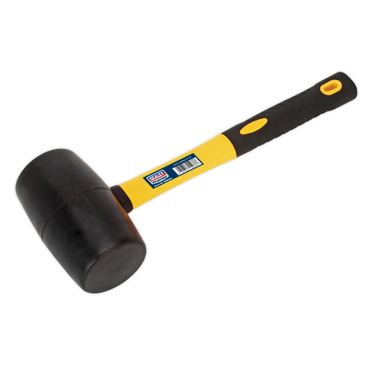 Sealey RMB200 Fibreglass Shaft Rubber Mallet - 2lb