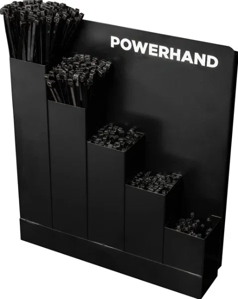 Powerhand SIN-300.4010 Magnetic Cable Tie Holder With 500pcs Cable Ties