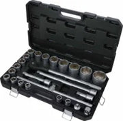 Powerhand 3/4" Chrome Socket Set 25PC 6PT 19 to 65mm
