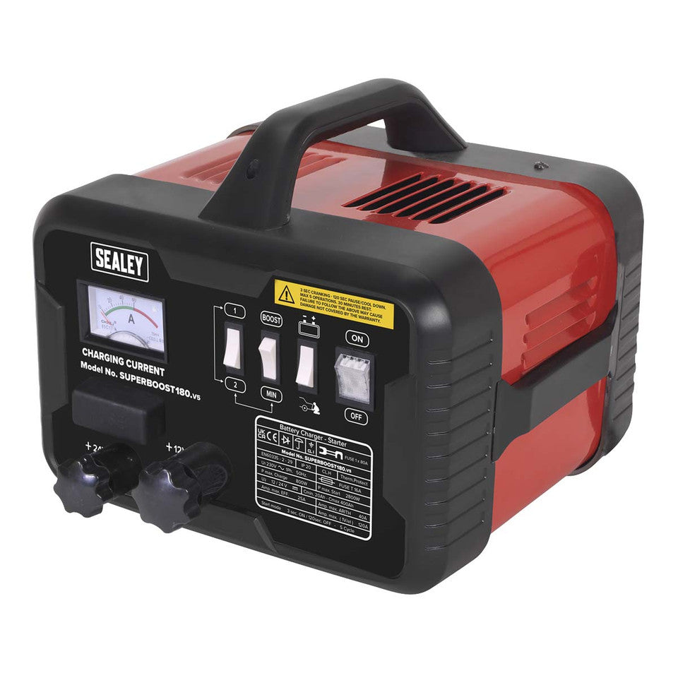 Sealey SUPERBOOST180.V5 Starter/Charger 180/40A 12/24v - 230v