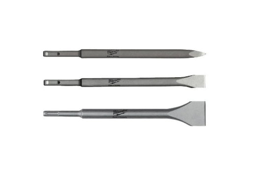 Milwaukee SDS+ Chisel Set - 3 Piece - 4932430001