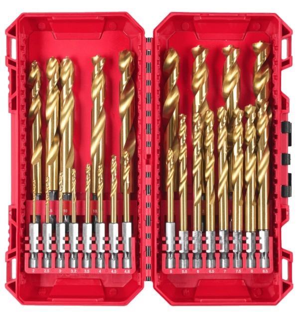 Milwaukee M.Drill Shockwave HSS-G Ti. 25pc Set - 4932500420