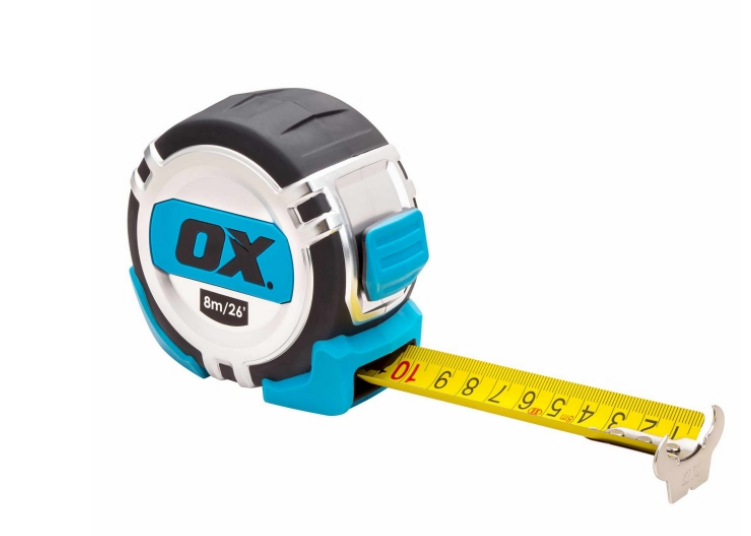 Ox Tools OX-P028708 Pro Heavy Duty Tape Measure - 8m / 26ft