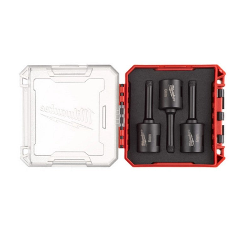 Milwaukee 6.0mm x M14 Diamond Max Tile Drill Bits - Pack of 3