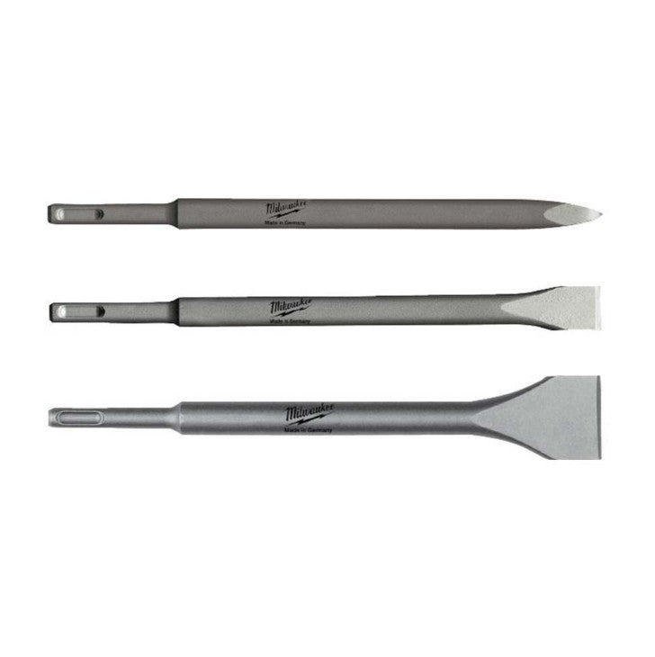 Milwaukee 4932430001 SDS+ Chisel Set - 3 Piece