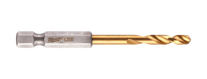 Milwaukee 48894709 Shockwave HSS-Tin Metal Drill Bit 4.2mm - 1 Piece