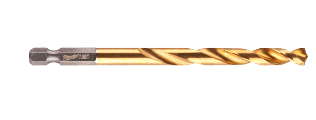 Milwaukee 48894717 Shockwave HSS-Tin Metal Drill Bit 7mm - 1 Piece