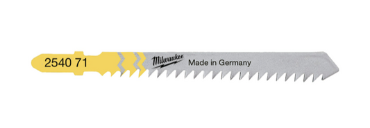 Milwaukee 4932254071 Jigsaw Blades Traditional 75mm 5 Pack
